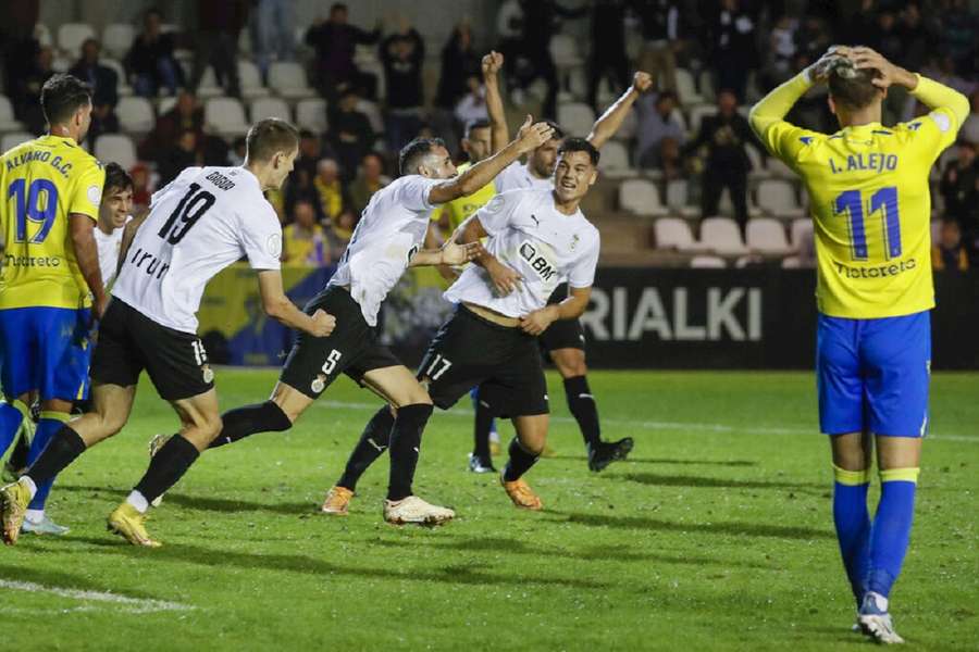 Real Unión y Arenteiro se cargan a Cádiz y Almería, únicos de Primera eliminados en Copa