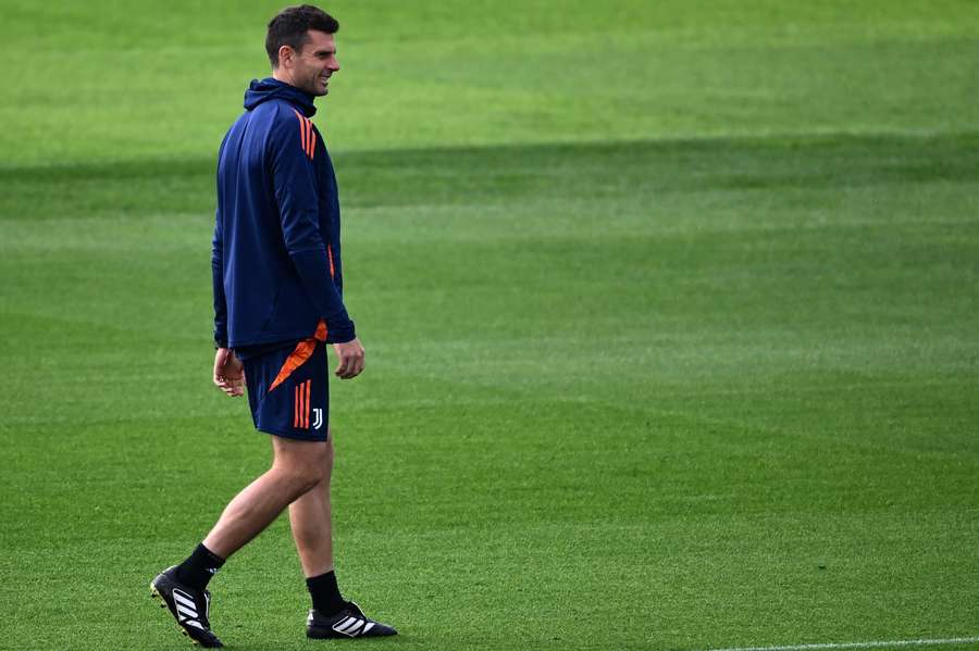 Thiago Motta in allenamento