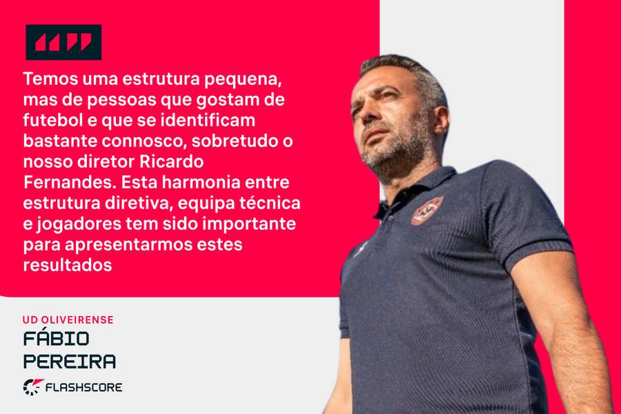 Fábio Pereira lidera UD Oliveirense há três anos