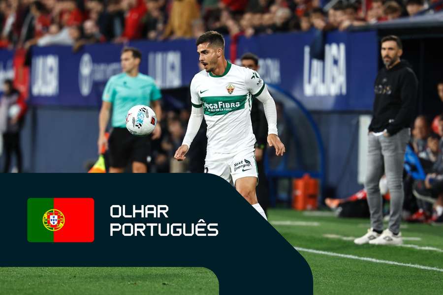 André Silva em destaque no Elche André Silva em destaque no Elche