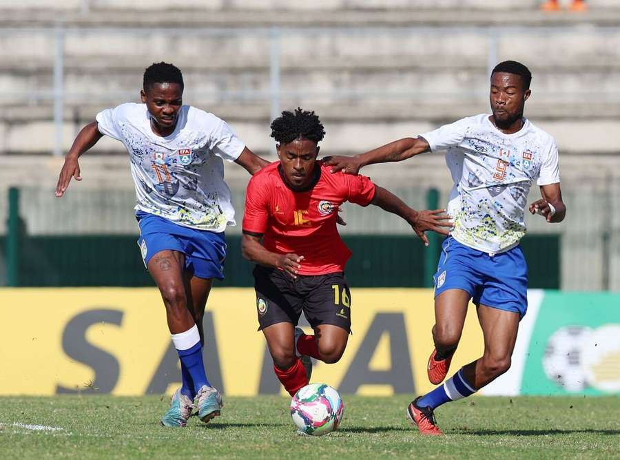 Mozambique vs Eswatini in action
