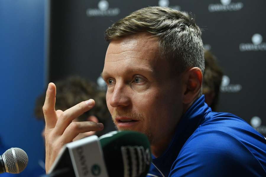 Český daviscupový kapitán Tomáš Berdych.