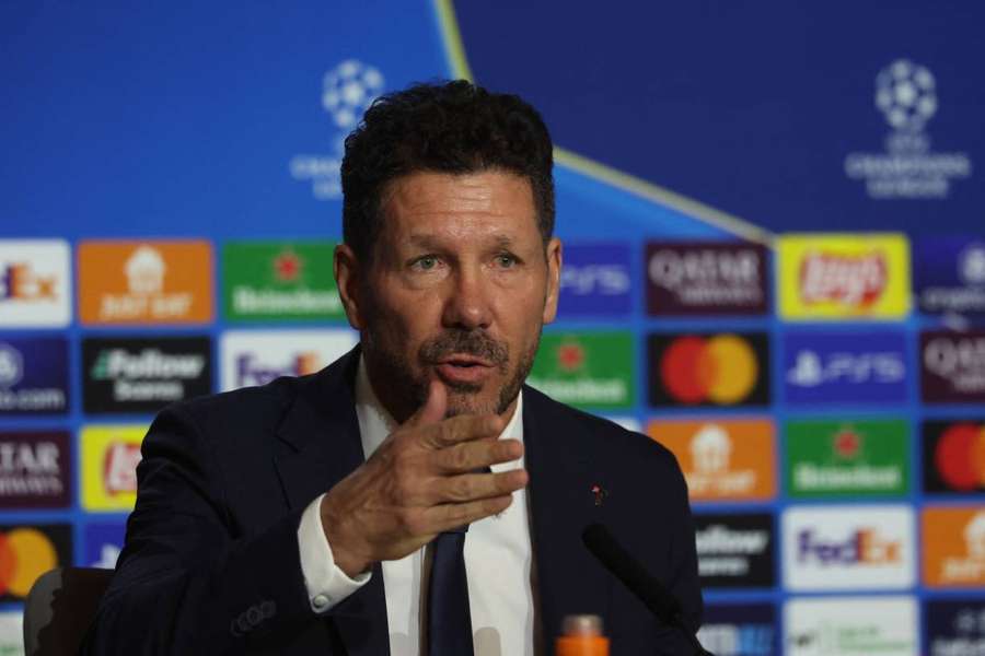 Simeone, entrenador del Atlético de Madrid