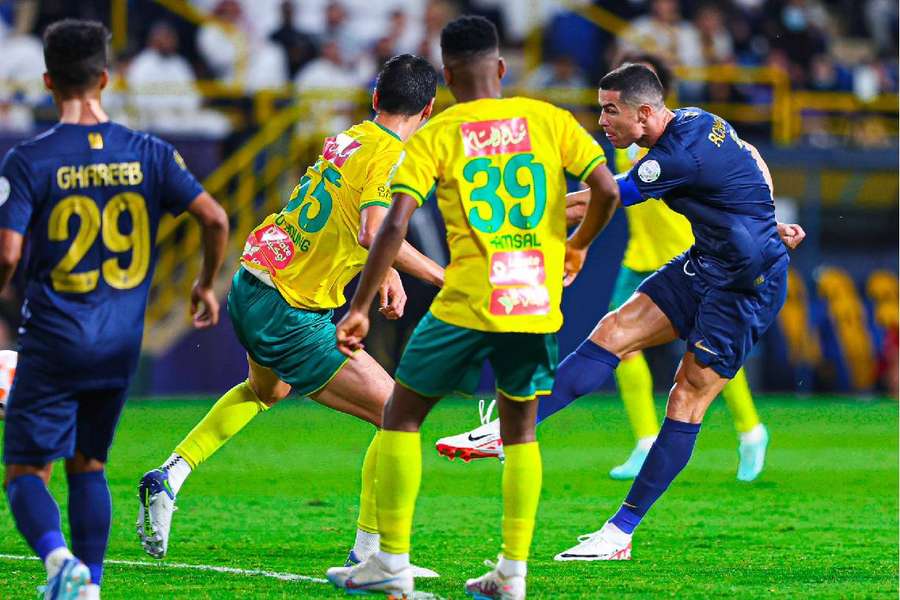 CR7 teve participação nos dois gols do Al-Nassr