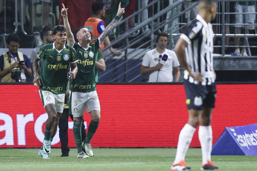 Anibal Moreno fez o gol do título paulista no Allianz Parque