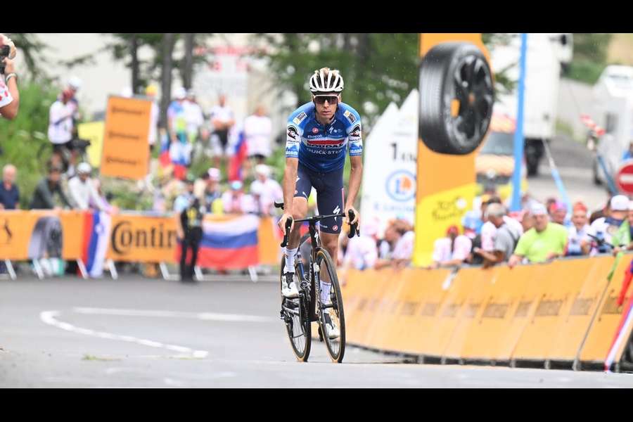 Jan Hirt na 19. etapě Tour de France v Embrunu.