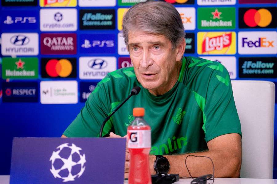 Pellegrini, en la previa del Betis-Oporto