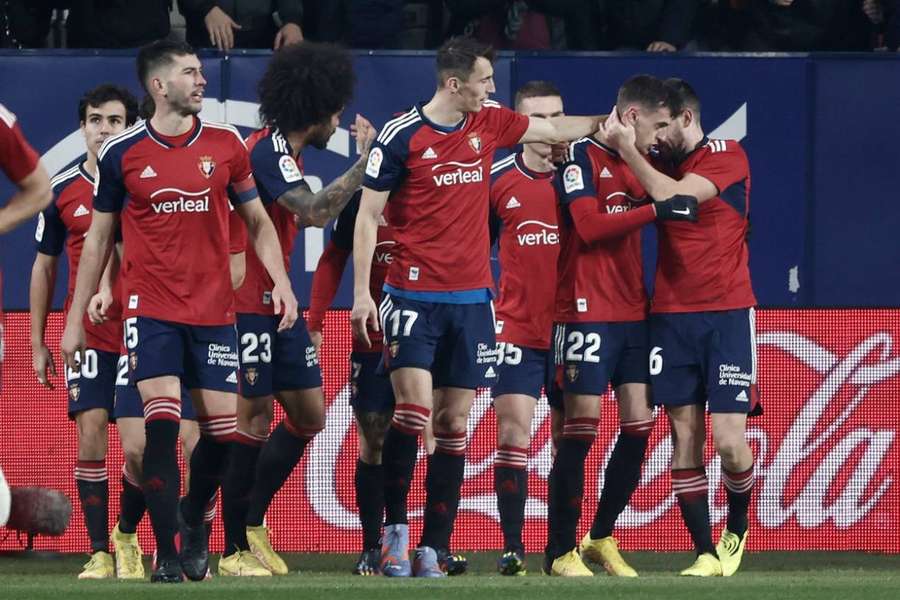 Osasuna quebrou série de três jogos sem vencer com triunfo diante do Mallorca