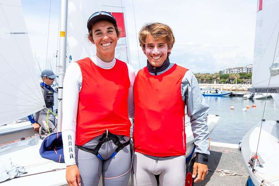 Diogo Costa e Carolina João em ação