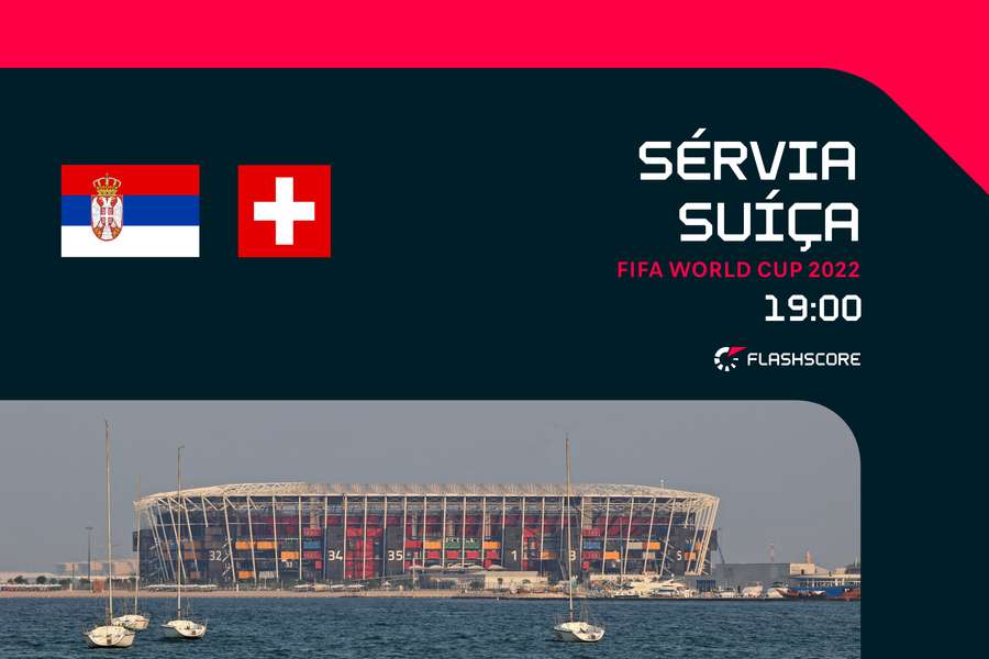 A Suíça venceu a Sérvia no Mundial da Rússia, em 2018