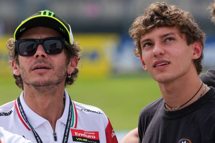 Valentino Rossi e Kimi Antonelli