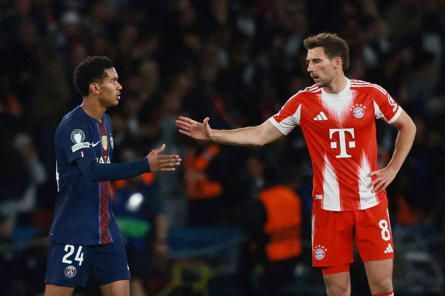 Leon Goretzka (r.) will sich mit einem Champions-League-Titel aus München verabschieden.