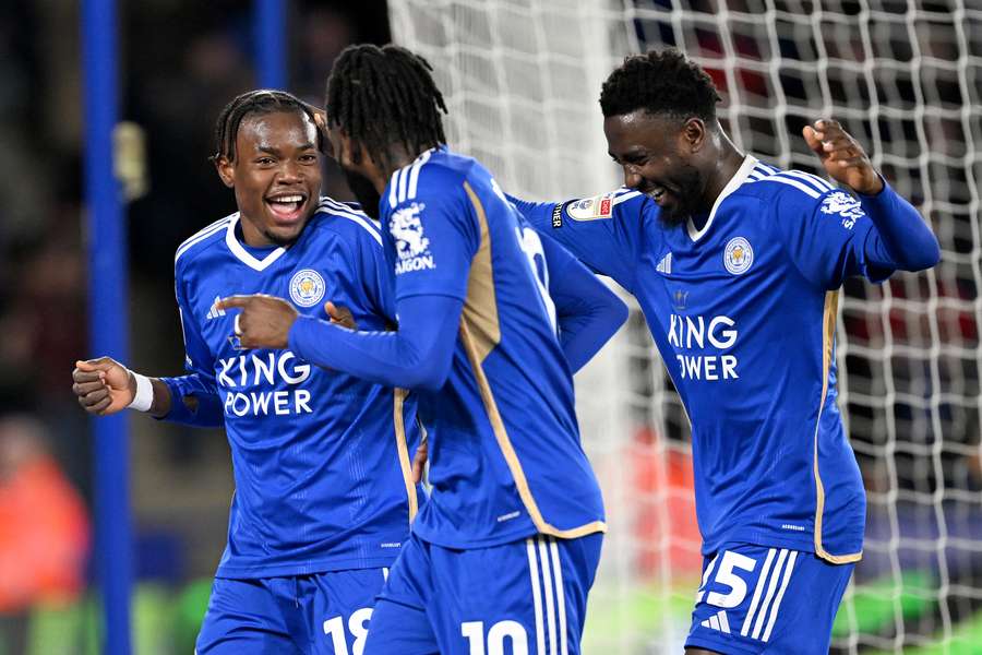 Abdul Fatawu scored three goals in Leicester's victory