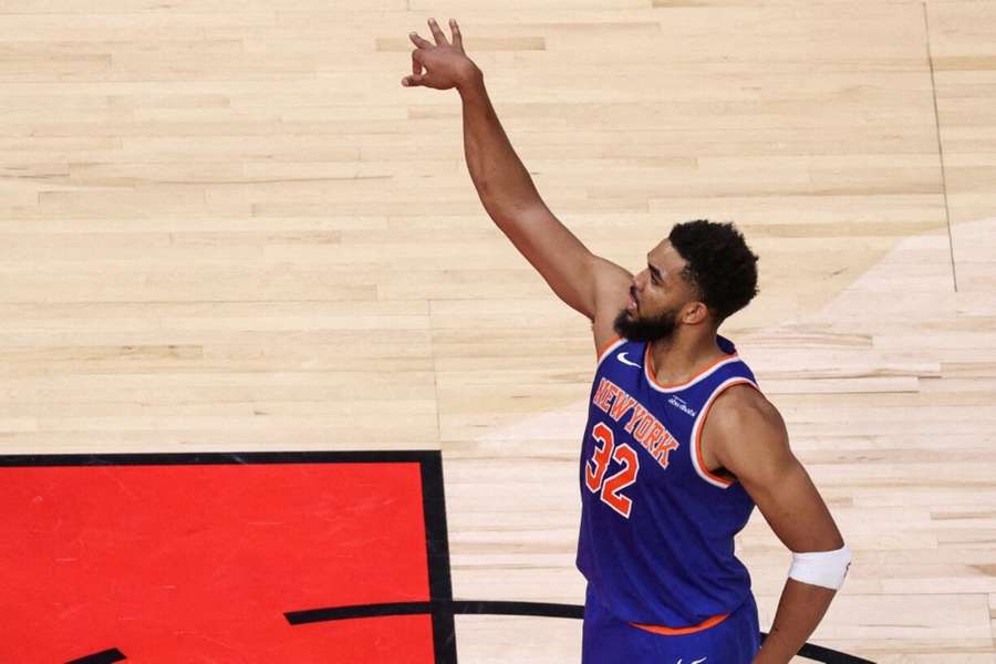 Karl-Anthony Towns played his role in the New York Knicks' win over the Toronto Raptors.