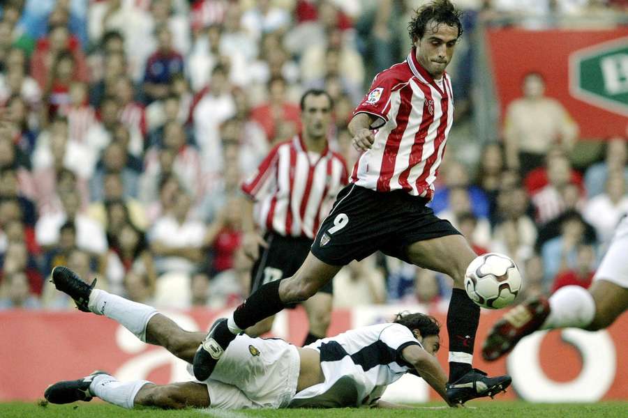 Santi Ezquerro en un Athletic-Mallorca