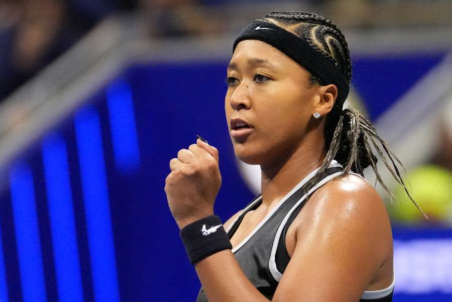 Osaka in action at the US Open Osaka in action at the US Open