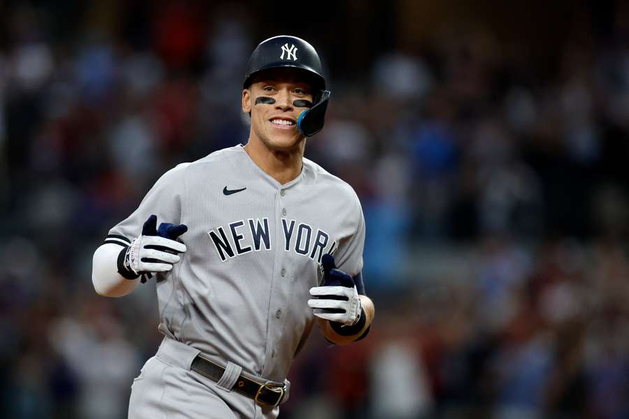 Judge struck a record-breaking 62nd home run of the year
