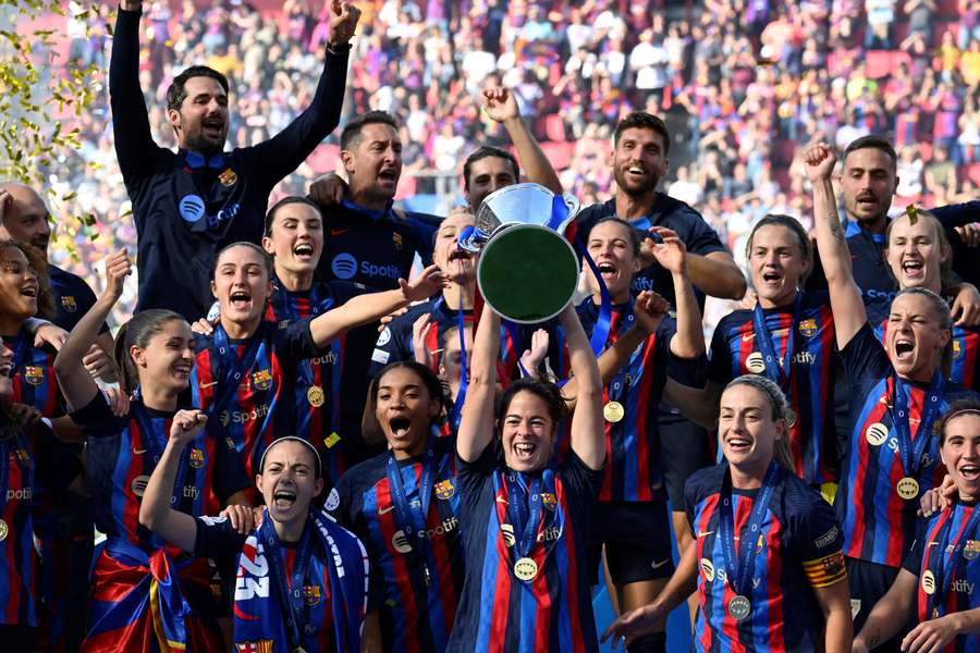 Les Barcelonaises peuvent triompher, la victoire est sublime.