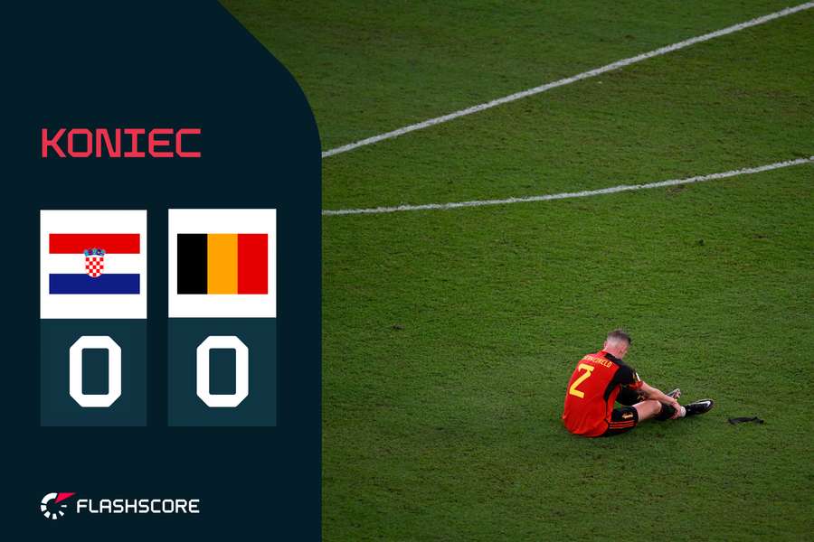 Belgia odpadła z mundialu po fazie grupowej