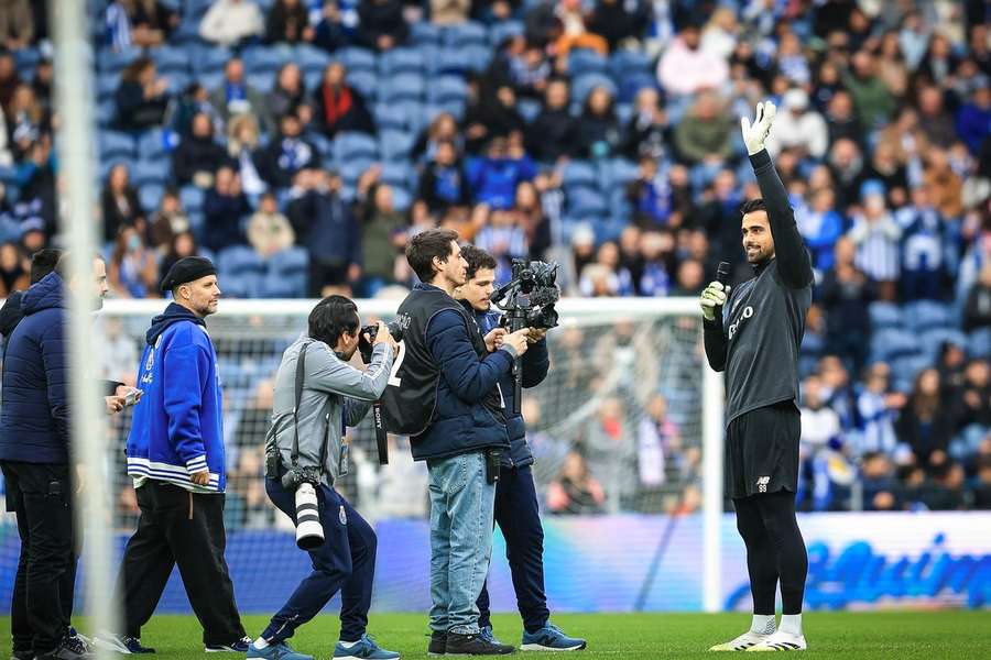 Diogo Costa falou aos adeptos