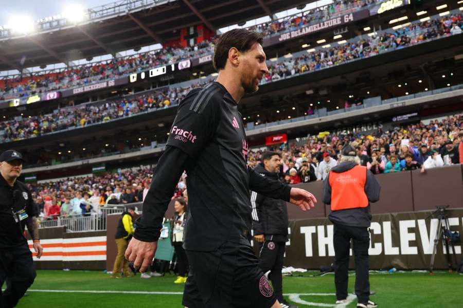 Messi arrastou multidões em Cleveland