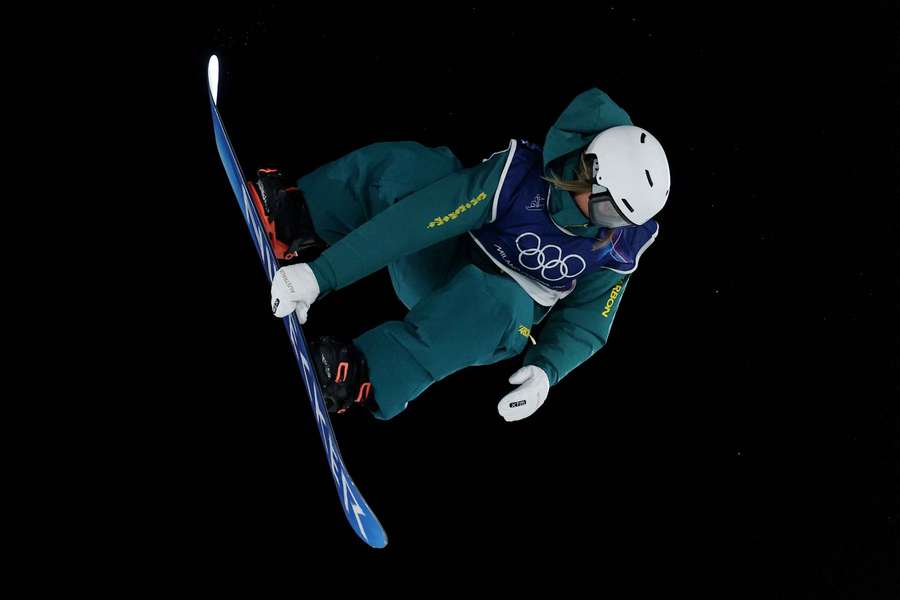 Meila Stalker photographed during her successful qualification run on Monday morning.