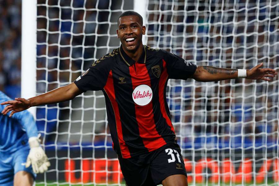 Rayan marcou em Real Sociedad 1x2 Bournemouth Rayan marcou em Real Sociedad 1x2 Bournemouth