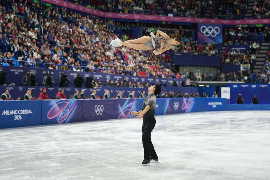 Riku Miura and Ryuichi Kihara in action Riku Miura and Ryuichi Kihara in action