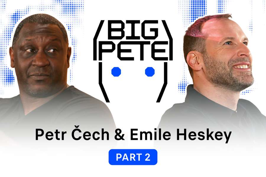 Emile Heskey was the latest guest of Petr Čech