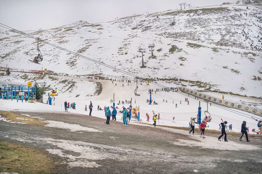La estación de ski de Astún, en Aragón