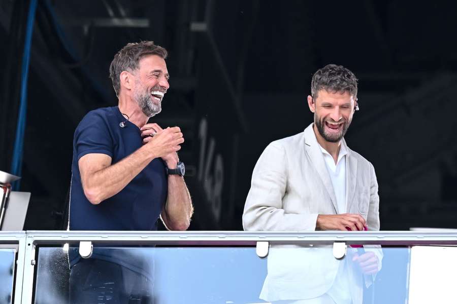 Klopp (l.) und Müller (r.) verstehen sich Klopp (l.) und Müller (r.) verstehen sich