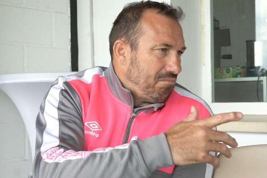 Josemi, durante la entrevista con BeSoccer