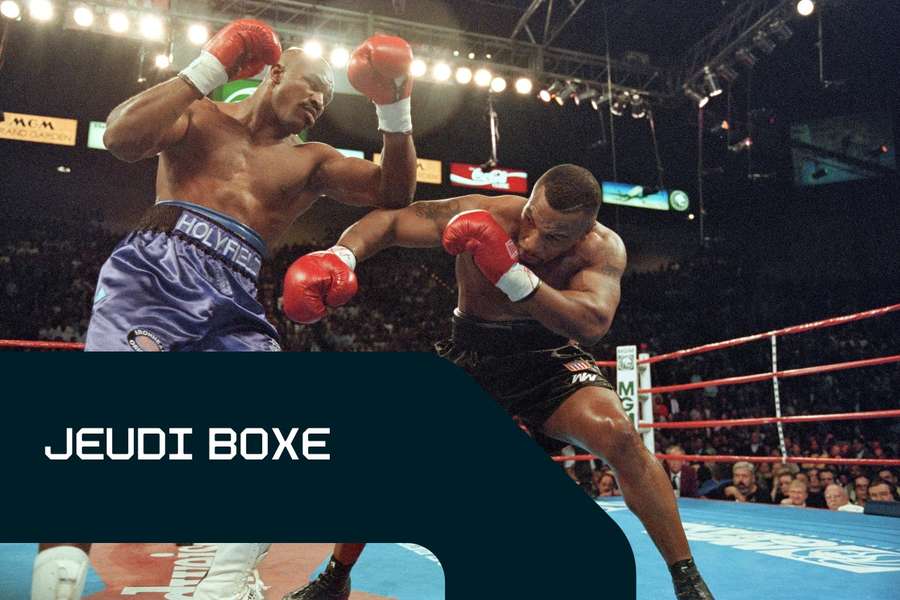 Evander Holyfield contre Mike Tyson en 1996