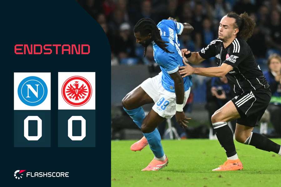 Eintracht luchst Napoli einen Punkt ab. Eintracht luchst Napoli einen Punkt ab.