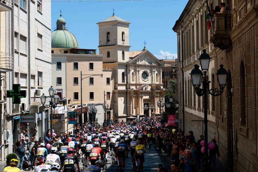 Il Giro d’Italia tra le vie di Catanzaro
