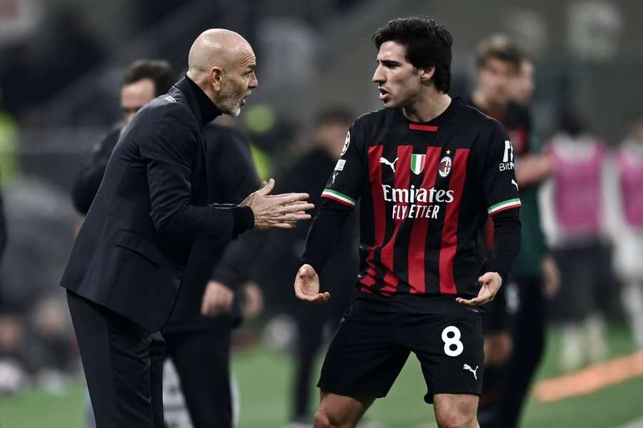 Pioli and Tonali worked together at AC Milan