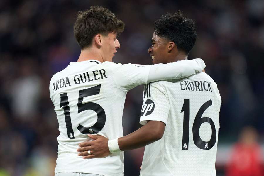 Güler e Endrick, duas promessas do Real