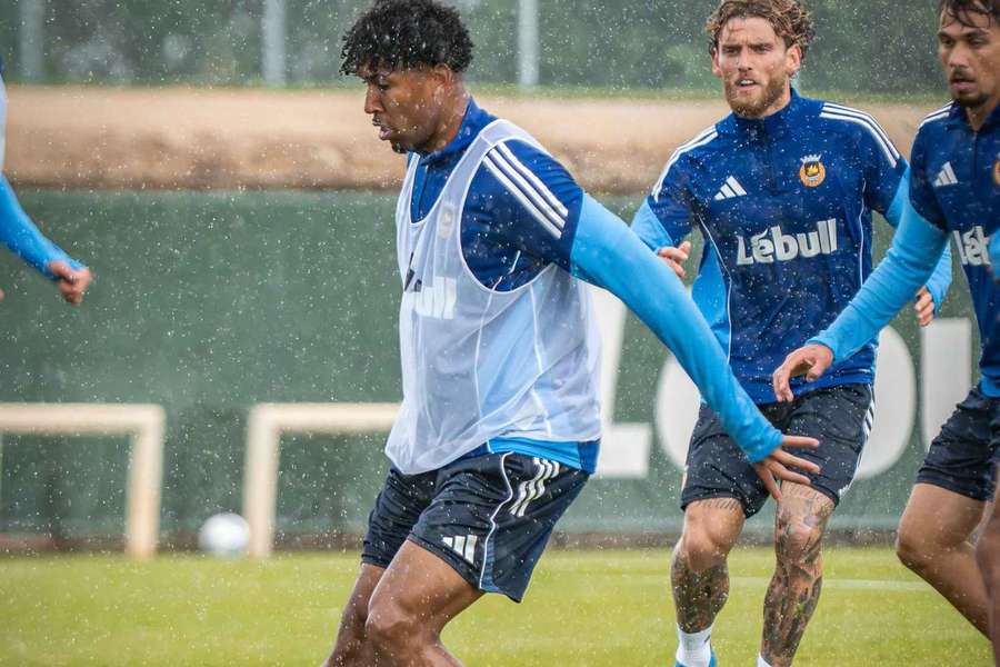 Ryan Guilherme no treino do Rio Ave Ryan Guilherme no treino do Rio Ave