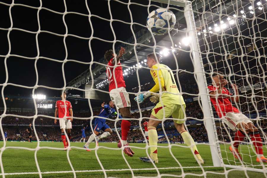 Richard Rios reacts after scoring an own goal against Chelsea
