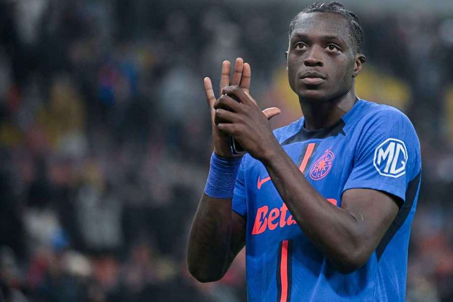 Joyskim Dawa a evoluat doar 36 de minute în derby-ul Rapid - FCSB