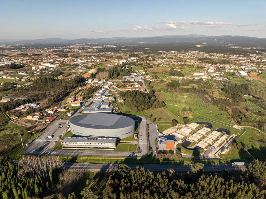 O velódromo de Sangalhos O velódromo de Sangalhos