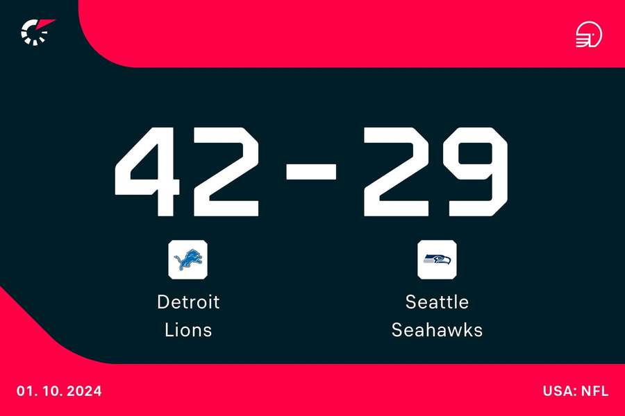 Detroit Lions 42-29 Seattle Seahawks