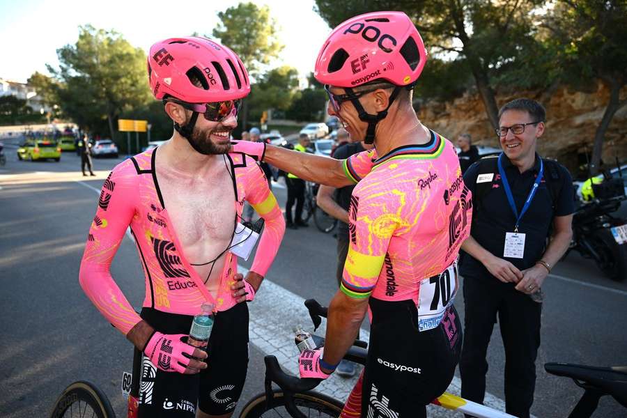 Rui Costa com Simon Carr