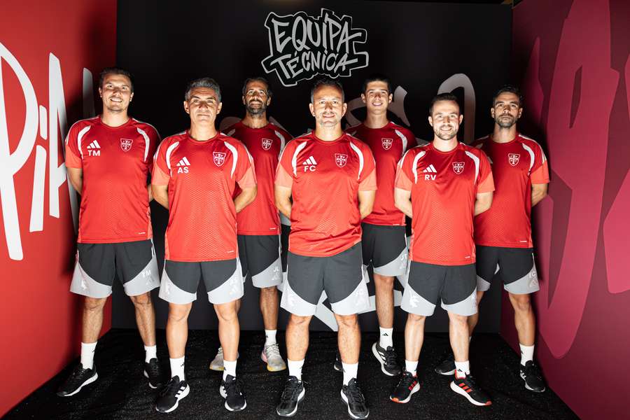 A equipa técnica do Casa Pia A equipa técnica do Casa Pia