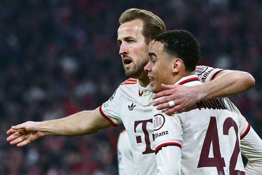 Kane e Musiala garantiram vitória do Bayern sobre o Leverkusen