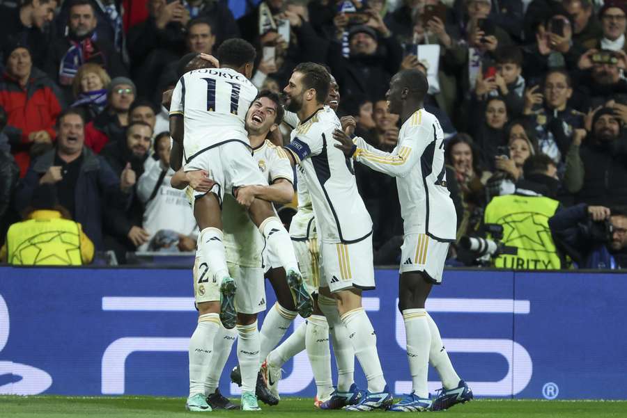 Real Madrid kon driemaal juichen tegen de Portugezen uit Braga Real Madrid kon driemaal juichen tegen de Portugezen uit Braga