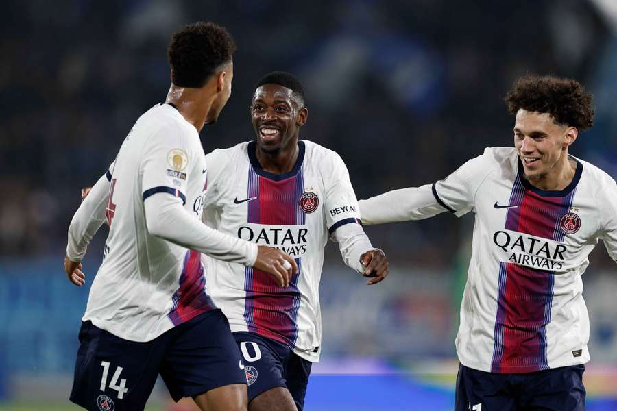 Le PSG célébrant un but ce week-end.
