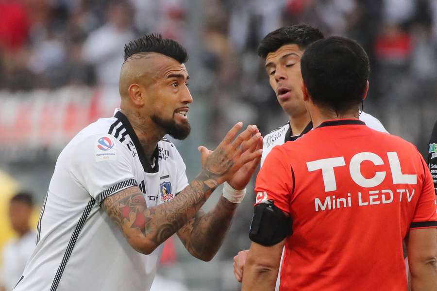 Arturo Vidal con il Colo Colo