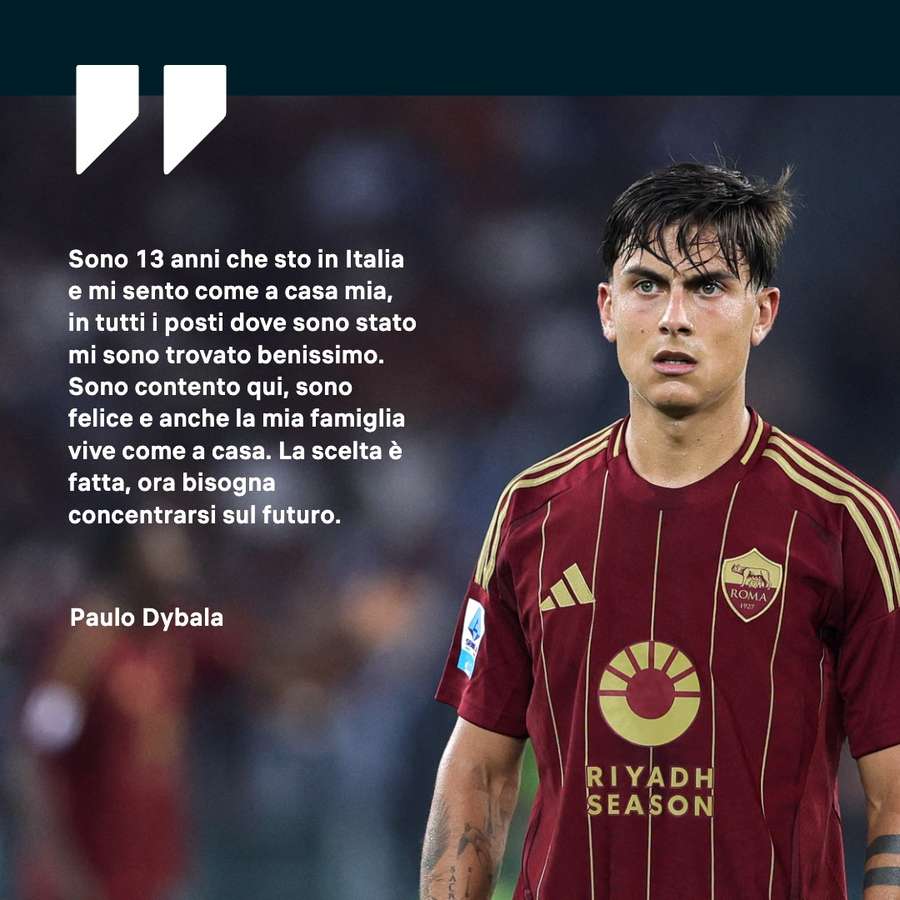 As palavras de Paulo Dybala