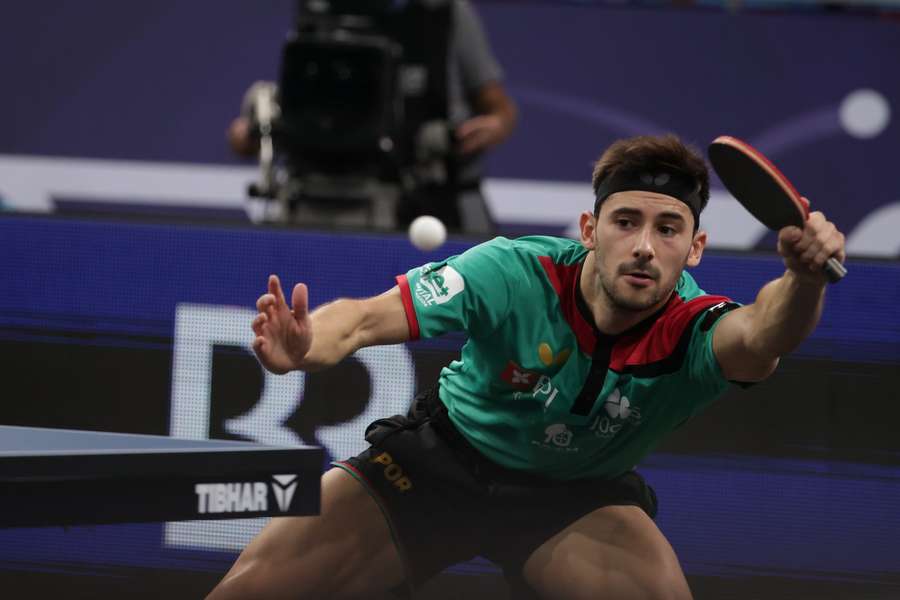 João Geraldo nos quartos de final WWT Feeder de Olomouc em ténis de mesa (3-2)